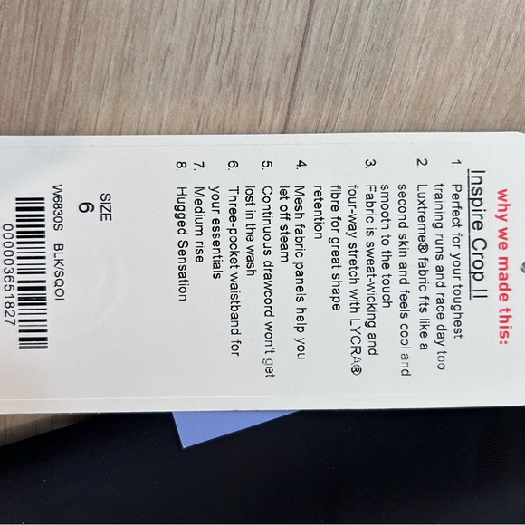 🇨🇦 🍋 Lululemon Inspire Crop II 🍋 - Picture 2 of 3